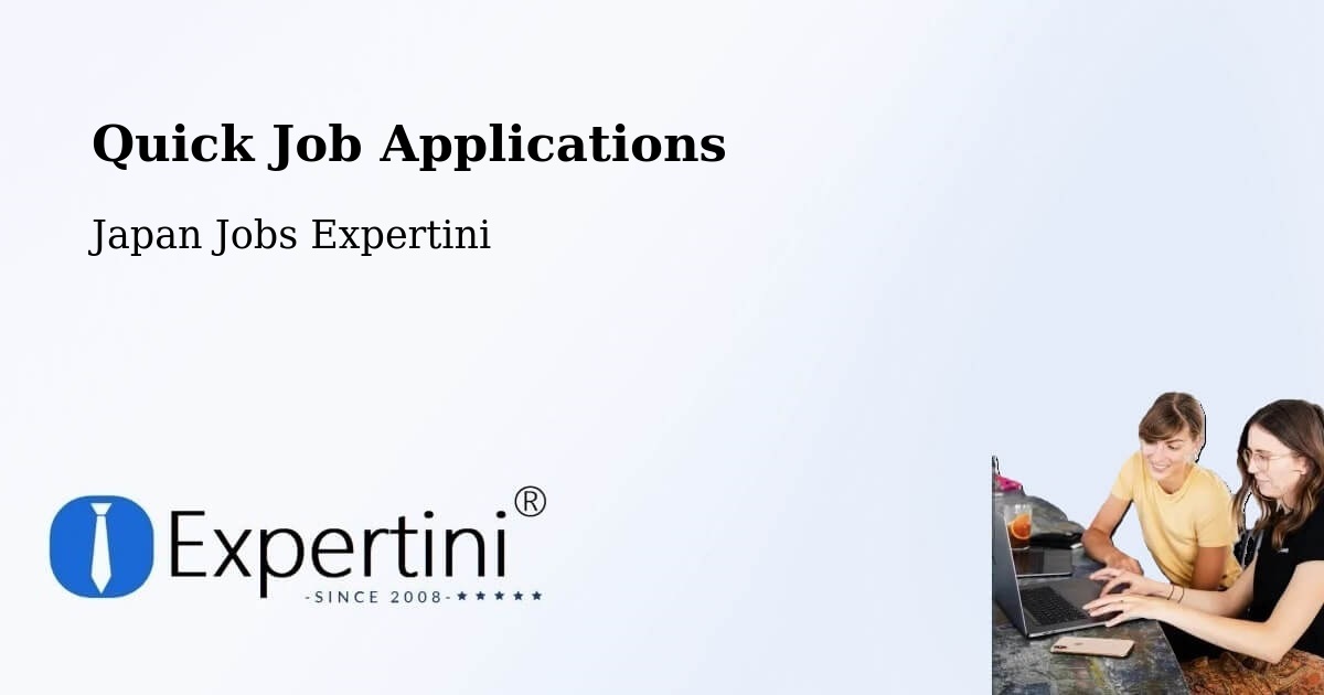 Quick Apply Feature – Moriguchi - Japan Jobs Expertini